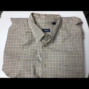 IZOD button down plaid shirt